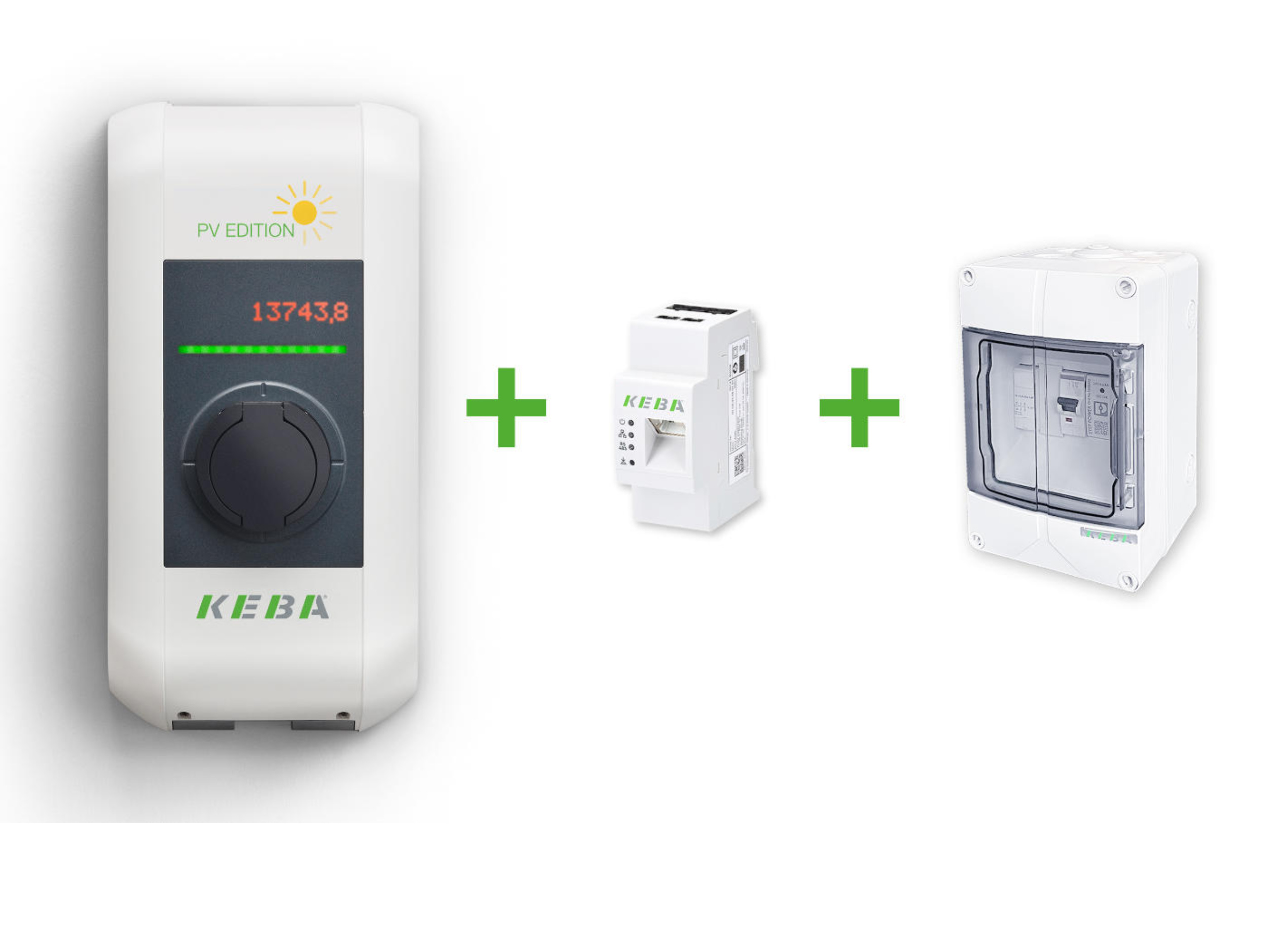 KEBA KeContact P30 PV Set Advanced 127.816 (+ KEBA E10 Smart energy meter + Phasenumschalter)