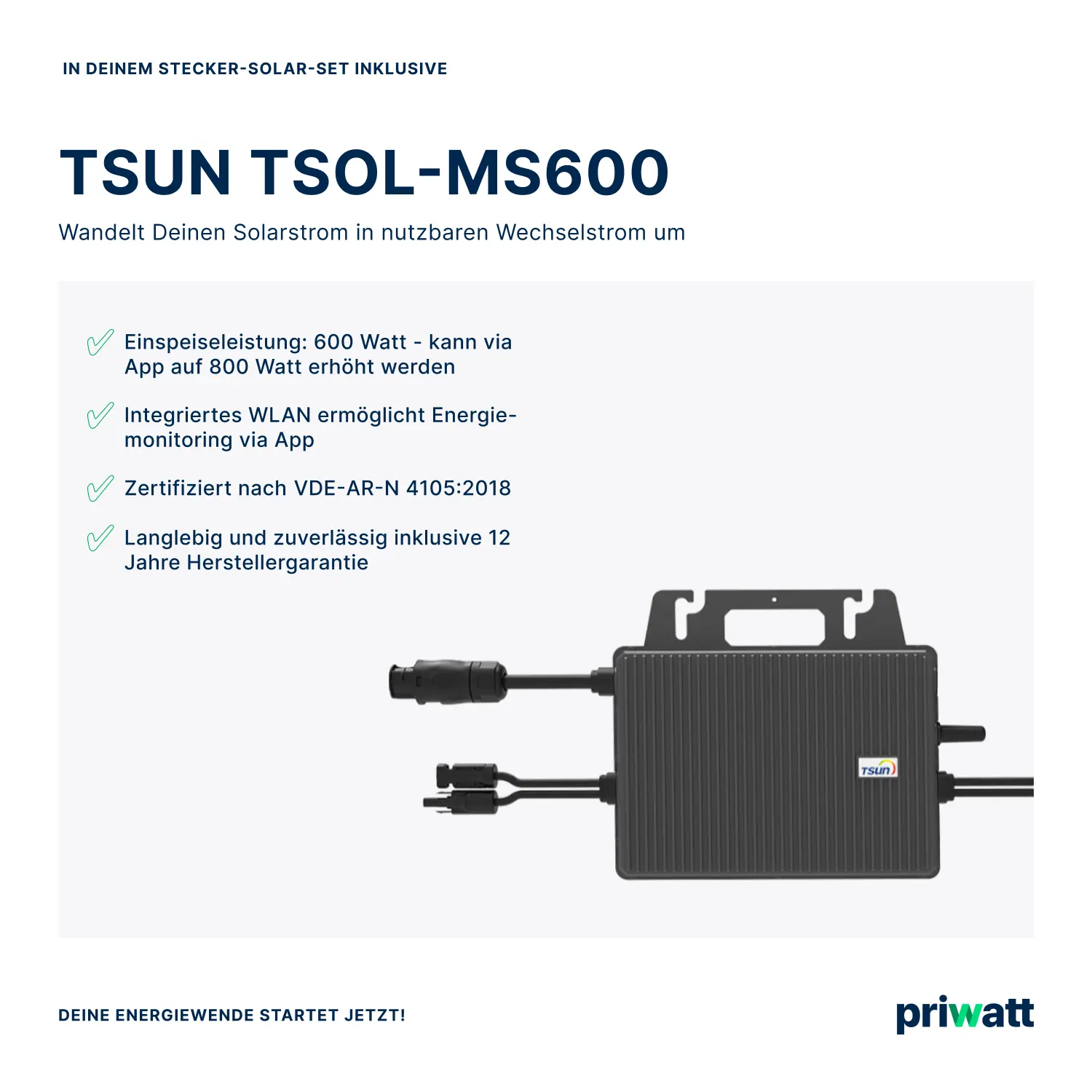 Priflat Duo (5 m Schukokabel)